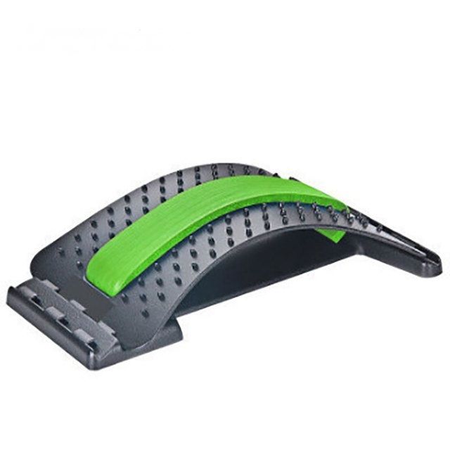 Back Stretcher for Lower Back Pain Relief – Lumbar Support & Spine Decompression Massager for Posture Correction