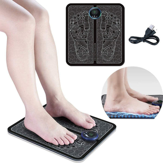 EMS Electric Foot Massager Mat – Smart Muscle Stimulator for Foot Pain Relief & Blood Circulation