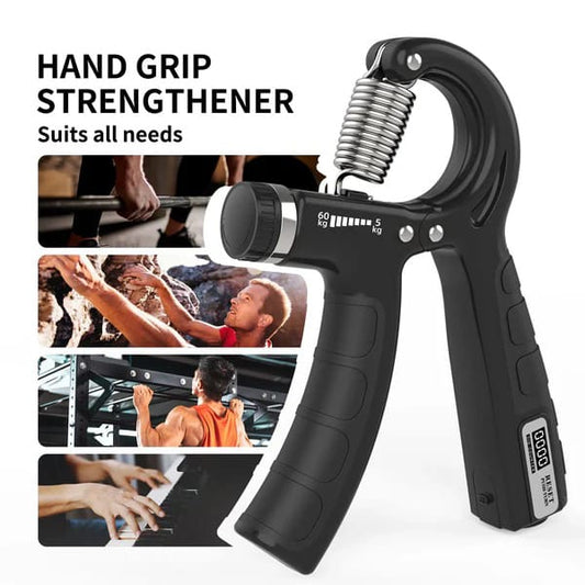Adjustable Hand Gripper with Counter – Wrist & Forearm Strengthener Resistance Hand Exerciser (Random Color)