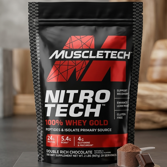 MuscleTech Nitro-Tech 100% Whey Gold 2LB – Premium Whey Protein for Muscle Growth & Recovery