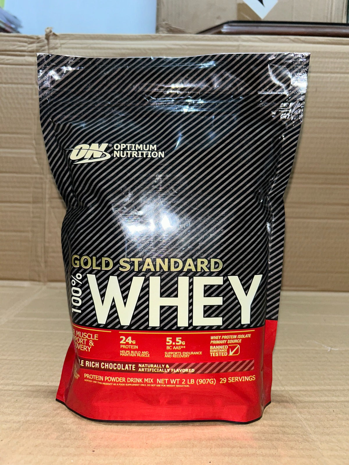Optimum Nutrition Gold Standard 100% Whey Protein 2LB – Premium Whey Protein for Muscle Growth & Recovery