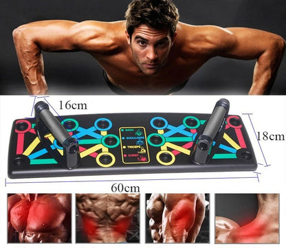 9-in-1 Push-Up Board | Portable Home Gym System
