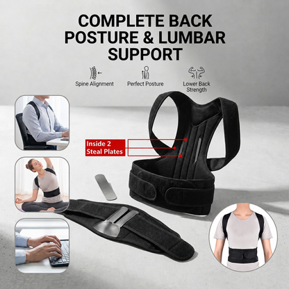 Magnetic Posture Corrector Belt | Adjustable Back Support Belt