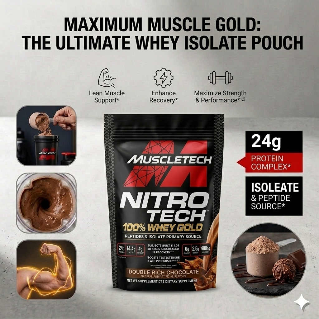 Nitro-Tech Whey Gold 2LB | Whey Protein