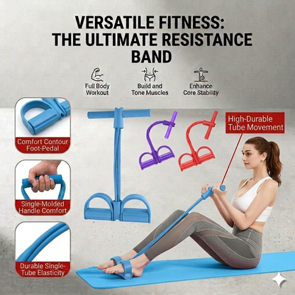 Foot Pedal Resistance Band | Home Fitness Exercise Band