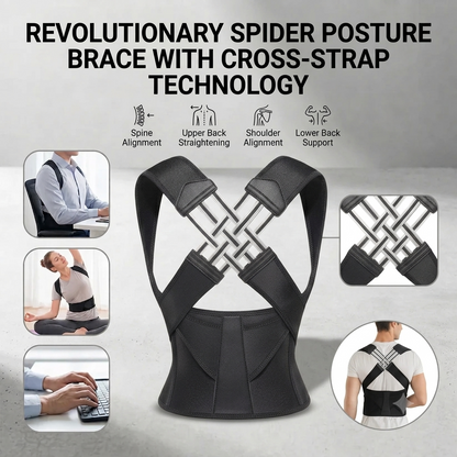 Spider Posture Corrector Belt | Adjustable Back Brace for Spine & Shoulder Support