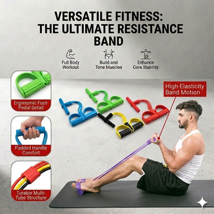 Foot Pedal Resistance Band | Home Workout Exercise Band