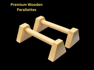 Wooden Parallettes – Premium Push-Up Bars for Calisthenics.