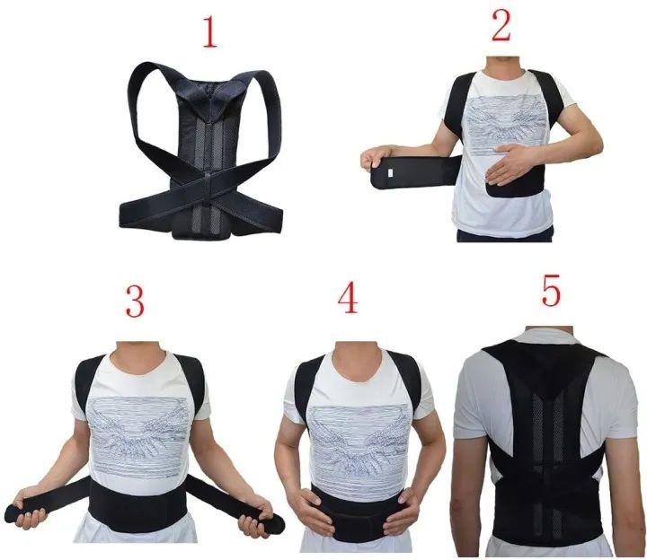 Magnetic Posture Corrector Back Brace – Adjustable Lumbar & Spine Support Belt for Men and Women