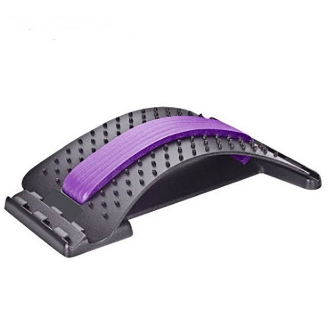 Back Stretcher for Lower Back Pain Relief – Lumbar Support & Spine Decompression Massager for Posture Correction