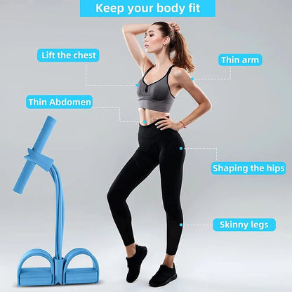 Foot Pedal Resistance Band | Home Fitness Exercise Band