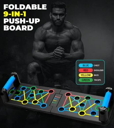 9-in-1 Foldable Push-Up Board